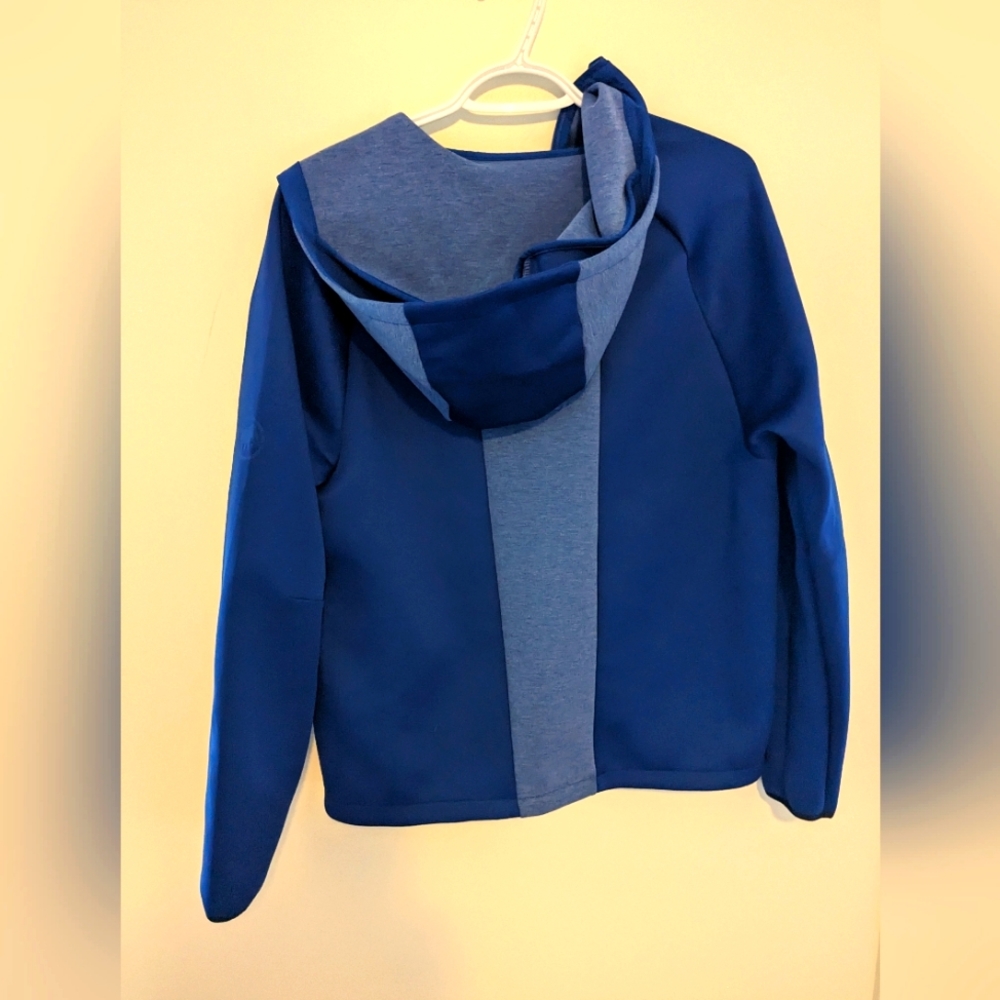 Mammut Logo ML Hooded Zip Up Outdoor Jacket Women's Blue Size M